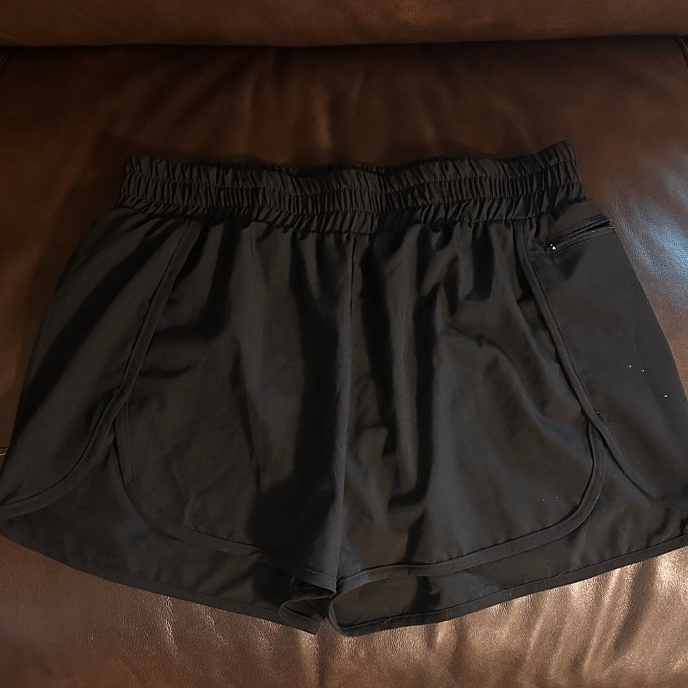 Alala Jet Black Women's Athletic Shorts